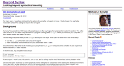 Desktop Screenshot of beyond-syntax.com